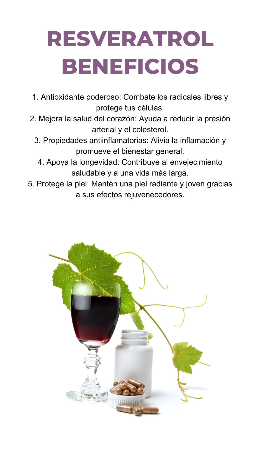 Resveratrol 100 Capsulas