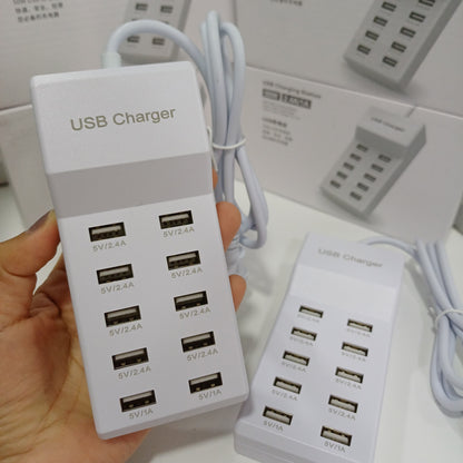 CARGADOR USB 10 PUERTOS